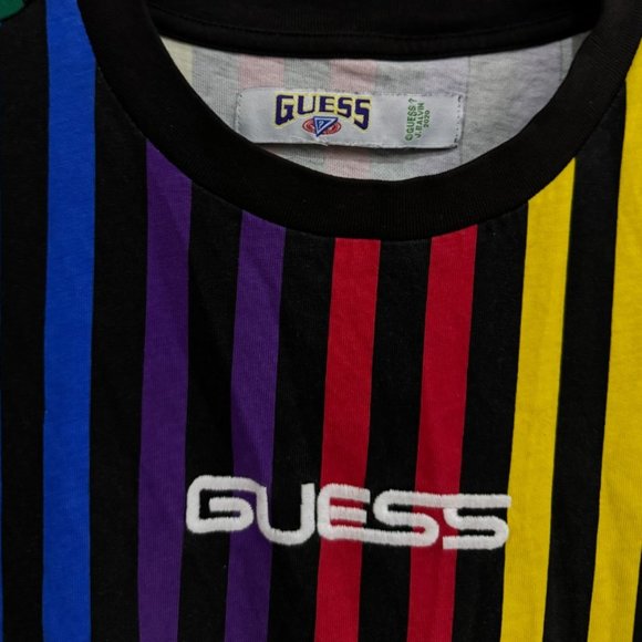 Guess x J Balvin Striped Tee - XS - Picture 3 of 3